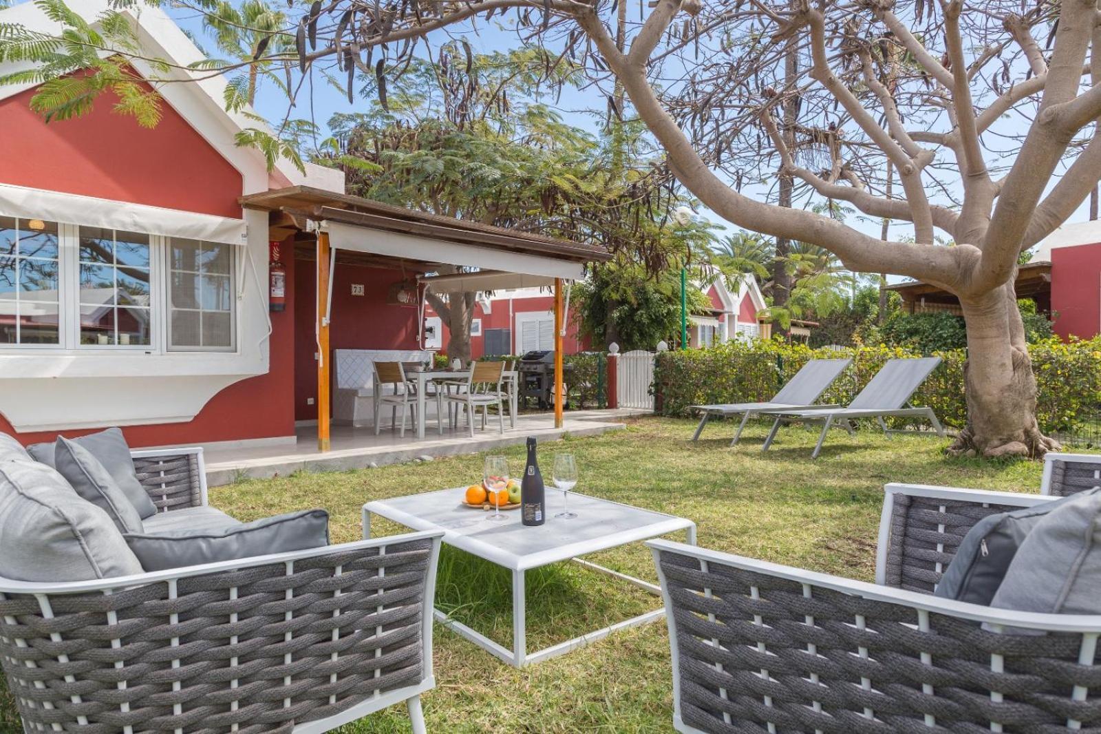 Lightbooking Tunos 73 Maspalomas Gran Jardin Y Barbacoa Exterior photo